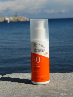 crème solaire bio Biarritz bio visage