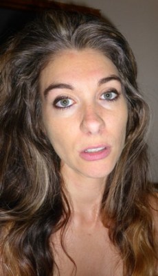 après application de poudre de soleil maison