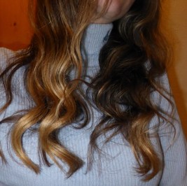 boucles sans chaleur et masque Garnier Papaye