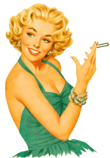 pin up cigarette