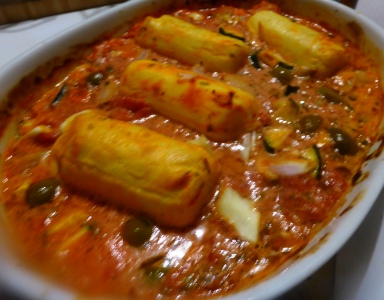 quenelles aux légumes plat complet