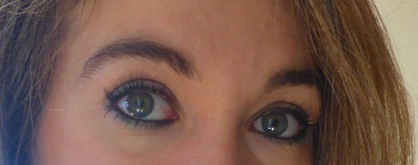 maquillage yeux crayon vert et noir mascara marine Benecos.JPG