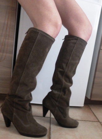 UNE-botte cuir pas cher