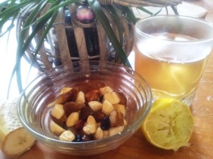 miam aux fruits banane citron graines