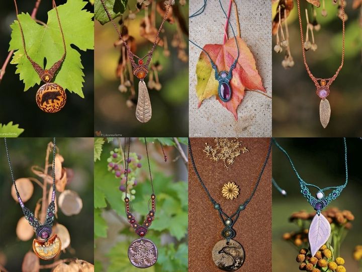 colliers artisan Ecureuillette tous droits réservés